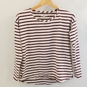 Madewell striped chunky long-sleeve shirt